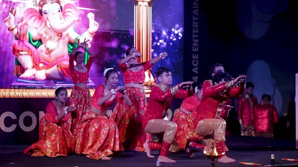 Cultural performance at an associated event