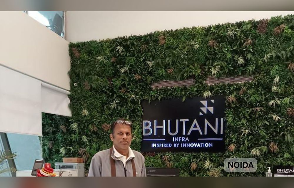 At the Bhutani Infra office in Noida